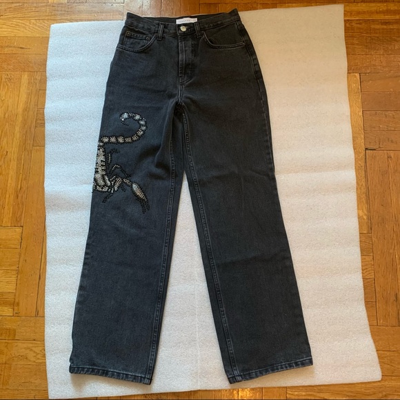 Topshop Crystal Scorpion Runway Wide 
